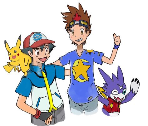 digimon pokemon crossover|pokemon digimon firered.